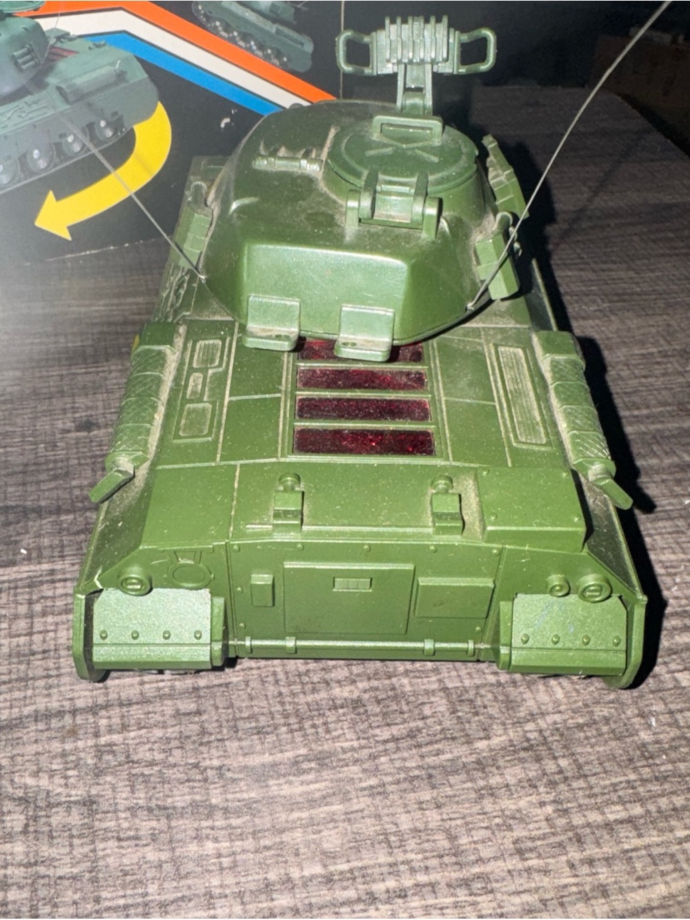 SEARS RADIO CONTROLLED MILITARY TANK VINTAGE In Box Untested - Picture 6 of 16